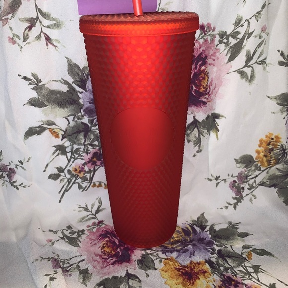 Starbucks Other - Matte red studded Starbucks
